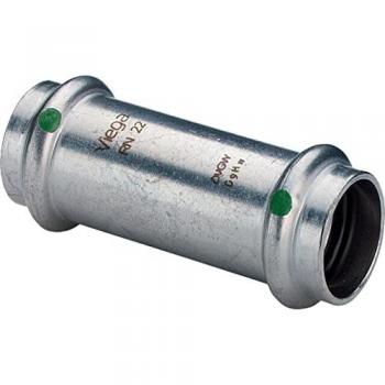 Viega 2315.5 Manicotto Passante Femmina/Femmina in Inox a Pressa (436414)