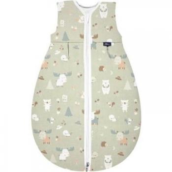Saco de dormir Mäxchen Thermo para bebé, Alvi, 110 cm, diseño Forest