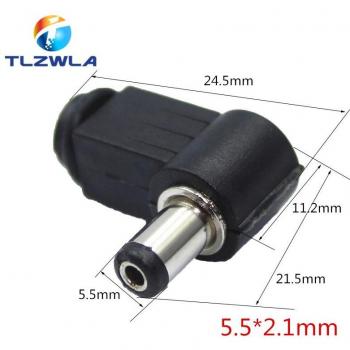 10Pcs DC Power Plug Wiring Kit 5.5*2.1mm