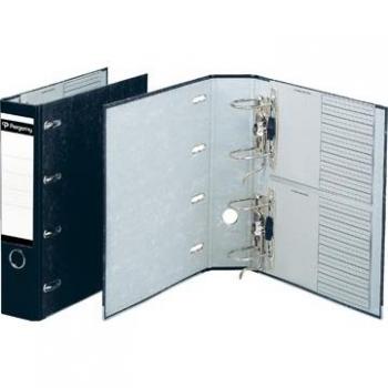 Leitz Giro Bank-Ordner – Karton, Zwart – A4 (75 mm)