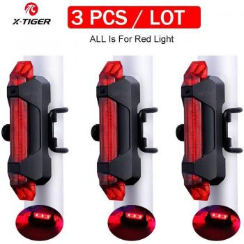 Luz LED X-tiger para Bicicleta con Advertencia