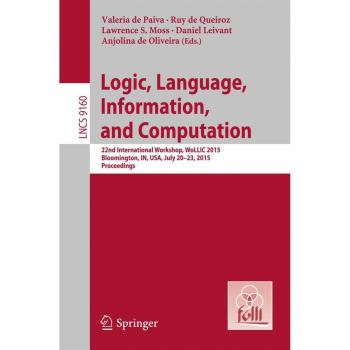 Logic Language Information and Computation