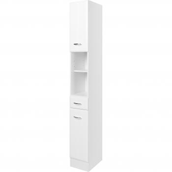 Held „Rallye“ Seitenschrank – 25 cm, weiß, modularer Türanschlag