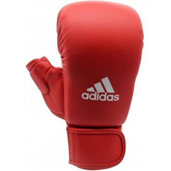 Mitaines WKF de karaté Adidas – rouge, bleu et pouce