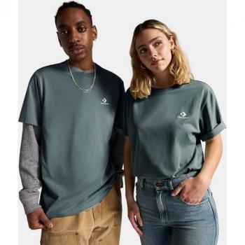 Camiseta Converse Go-To Bordado Gris