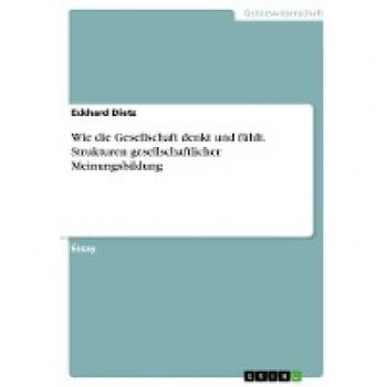 Wie die Gesellschaft denkt und fühlt. Strukturen gesellschaftlicher Meinungsbildung