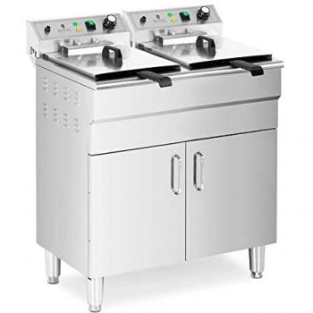 Friteuse électrique double 2 x 13L