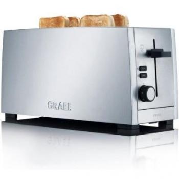 GRAEF CHEF Elektrischer Toaster und Sandwichmaker aus Edelstahl