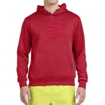 Sudadera Con Capucha Bullpadel Gomese Rojo (Hombre)