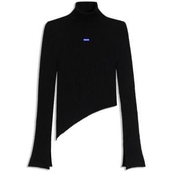 Hugo Boss Somyna 10274000 Medium Blue Sweater for Women (Black)