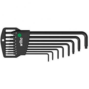 Wiha Kit de clés mâles TORX coudées à tête sphérique, 8 pcs (32395)