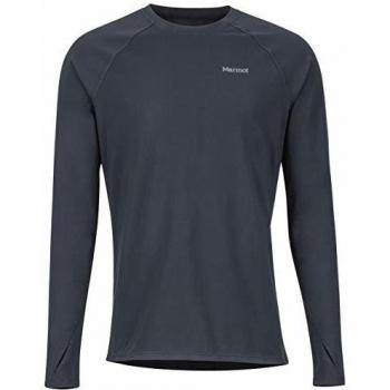 Marmot Herren Kestrel Lightweight Crew Shirt (Black, M)