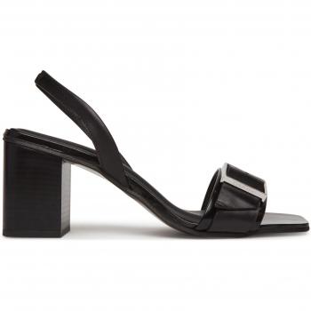 Calvin Klein Slip-On Heel 70 (W/Buckle) – Lth HW0HW02456 in Schwarz