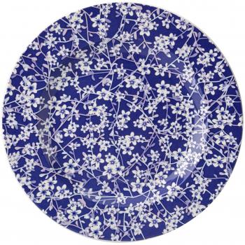 Utopia Hope Wide Rim Flowered Dinner Plate – 25 cm