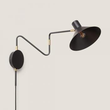 Lampe Murale Design Aleya Noir