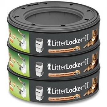 Lot Trio Ronde Vert – Accessoires poubelle litière LitterLocker