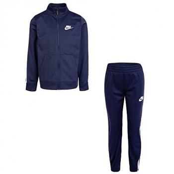 Tuta Completa Nike Bambino Tricot Blu con Logo, Taglia S (4-5 Anni)