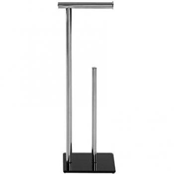 Handtuchständer aus Stahl 53 cm Schwarz