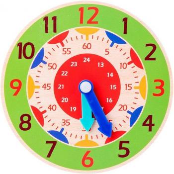 Juguete Educativo de Reloj de Madera para Niños