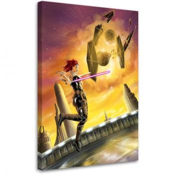 Mara Jade Star Wars Artwork 40x60 Yellow