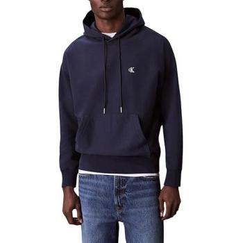 Calvin Klein Jeans Hoodie Premium Terry Monogram Blau L (LV04RC278G-CEF)