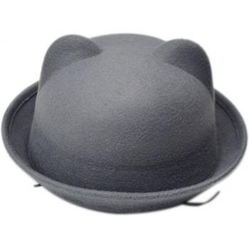 Gorro de Mujer Fedora de Fieltro con Orejas de Gato