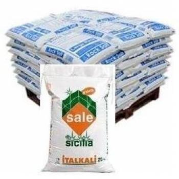 SALE ALIMENTARE GROSSO PER PISCINE 20 SACCHI DA 25 KG