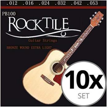 Rocktile Westerngitarre Saitenset Light