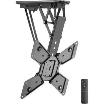 RICOO Supporto TV a soffitto retrattile 30 kg VESA 400x400 mm – Giallo