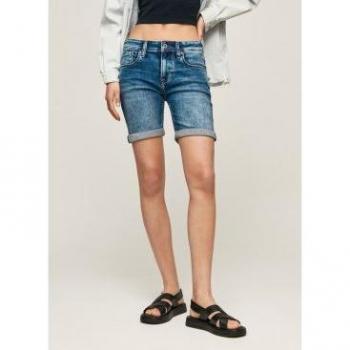 Poppy Short Bleu 28 – Pepe Jeans Femme – Denim Éco‑Responsable