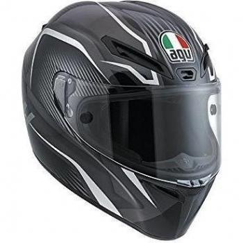 Casco AGV GT-Veloce E2205, Multicolor (Txt Gunmetal/Argenté), talla S