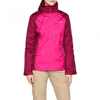 Columbia Femme Veste de Sport Imperméable TAPANGA TRAIL JACKET Polyester Wine Berry Taille M
