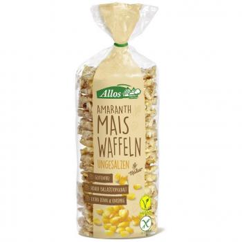 Ungesalzene Amaranth‑Mais-Waffeln (100 g) – Allos Premium