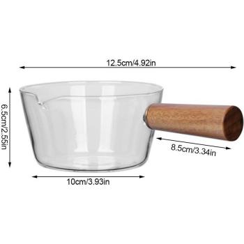 Bol à salade en verre transparent