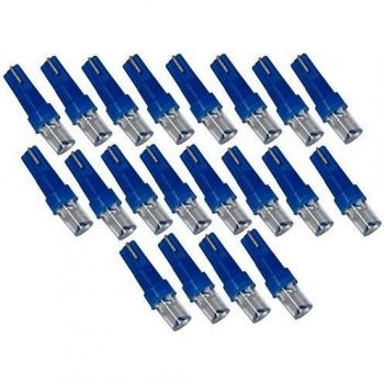 AERZETIX: Lot d'ampoules T5 12V 1 LED pour tableau de bord, 20 pièces, couleurs variées