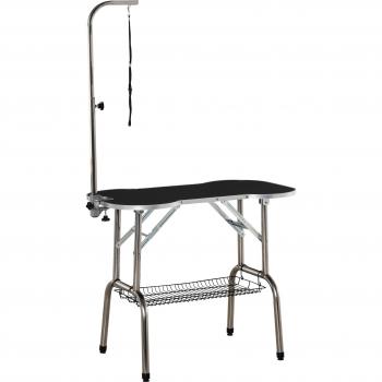 Pawhut Pet Grooming Table with Non-Slip Rubber Tabletop