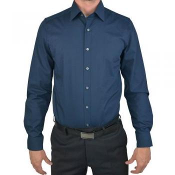 Slim Fit Businesshemd aus Popeline