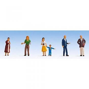 NOCH H0 Scale 1:87 Walking Figures