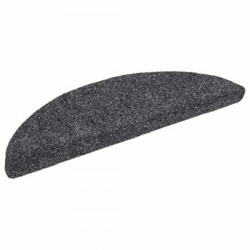 Tapis auto-adhésifs pour escaliers 30 pcs gris foncé 56x17x3 cm