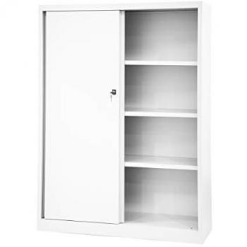 Schiebetürenschrank ECO von BISLEY, 4 Ordnerhöhen