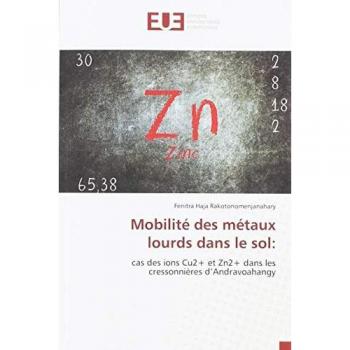 Mobilité des métaux lourds dans le sol:: cas des ions Cu2+ et Zn2+ dans les cressonnières d’Andravoahangy