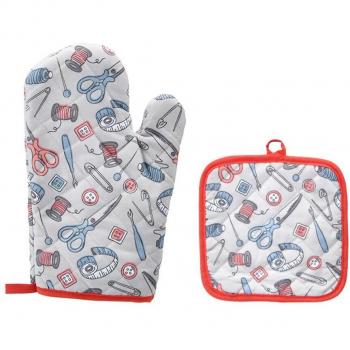 2pc Microwave Safe Oven Gloves