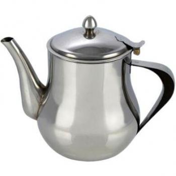 Compact 0.7 Litre Stainless Steel Tea Pot by Pendeford Housewares