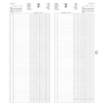 Agenda Banque Large 2v2p/j F/c Noir