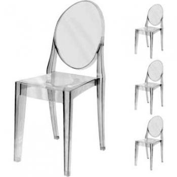 Elizabet 4 Poltrone Transparenti