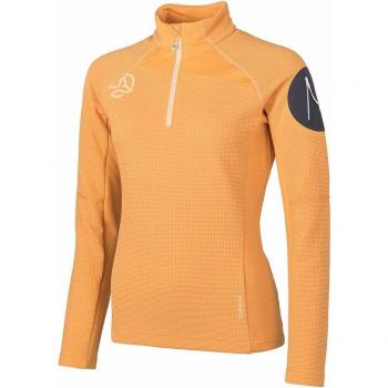 Ternua Lemika Fleecepullover 1/2 Zip für Damen mandarinenorange