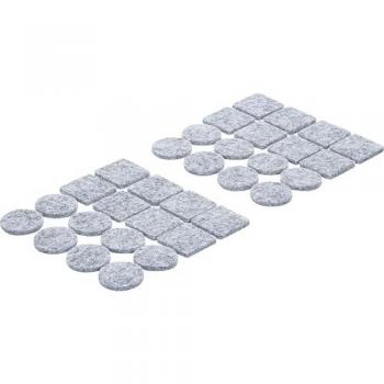 BGS Protections anti-glissade gris tacheté – 32 unités