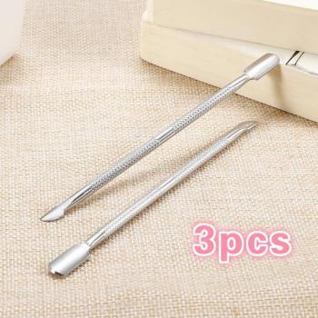 7/1pcs Stainless Steel Cuticle Exfoliator and Push Tool