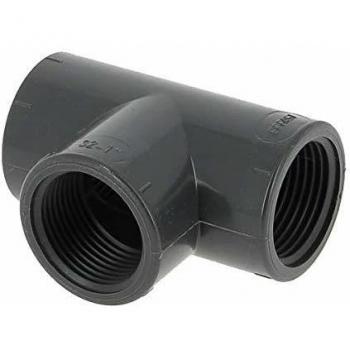 Raccord Té PVC 90° Femelle 26-34