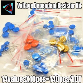 Assorted Varistor Resistor Kit (140pcs, 14 Values)